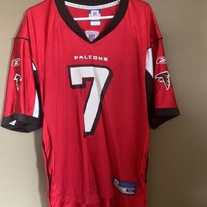 Reebok Red and Black Falcons Jersey